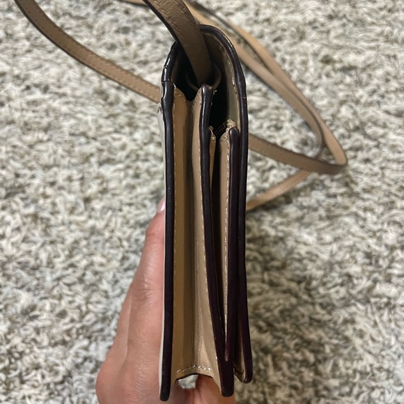 COACH Foldover Crossbody Clutch Signature Canvas Patchwork - Picture 9 of 10